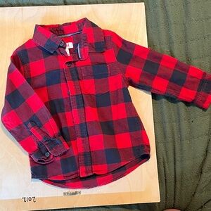 Cat & Jack Buffalo Check Shirt